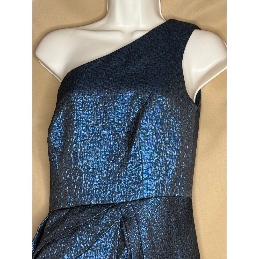 Monique Lhuillier Navy Odyssey Gown 6 - Picture 7 of 11